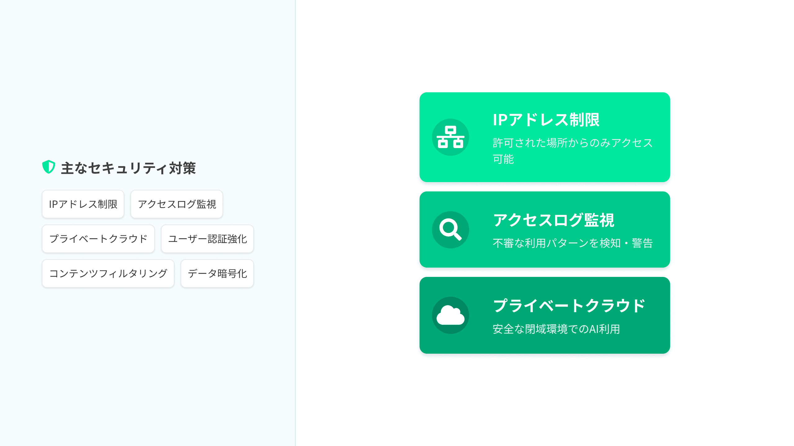 セキュリティ対策